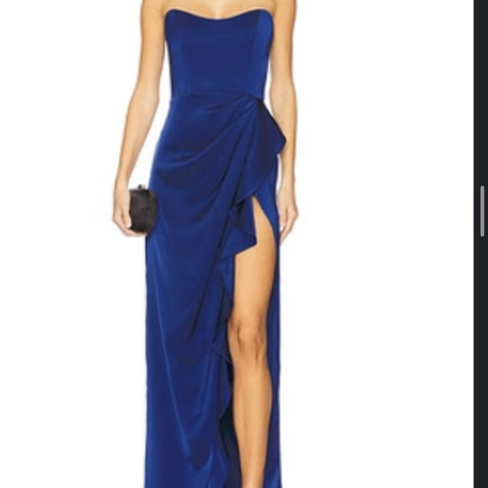 Beautiful formal Navy dress in excellent condition can be perfect for Prom too